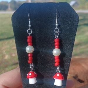 Mushroom Earrings